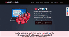 Desktop Screenshot of pdf-explode.com